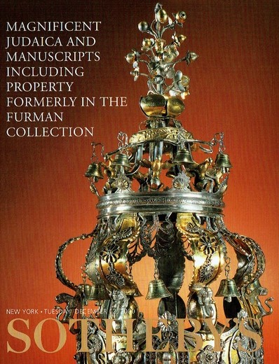 Sothebys December 2000 Magnificent Judaica and Manuscripts includ (Digital Only