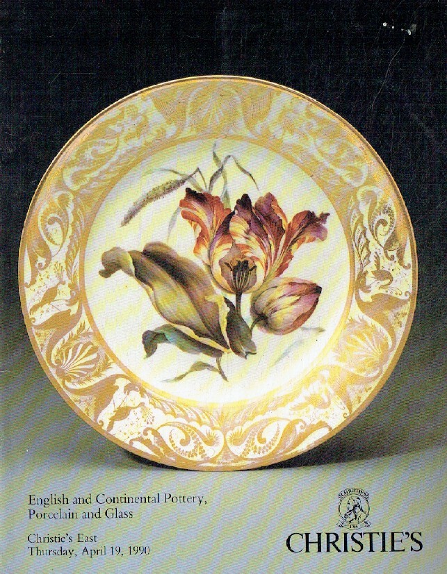 Christies April 1990 English & Continental Pottery, Porcelain (Digital Only)