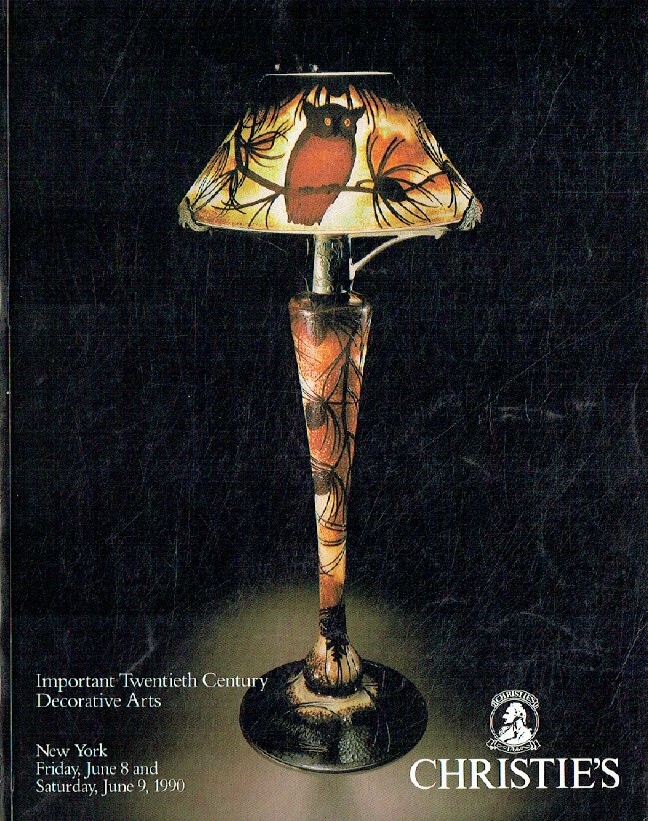 Christies June 1990 Important Twentieth Century Decorative (Digital Only)