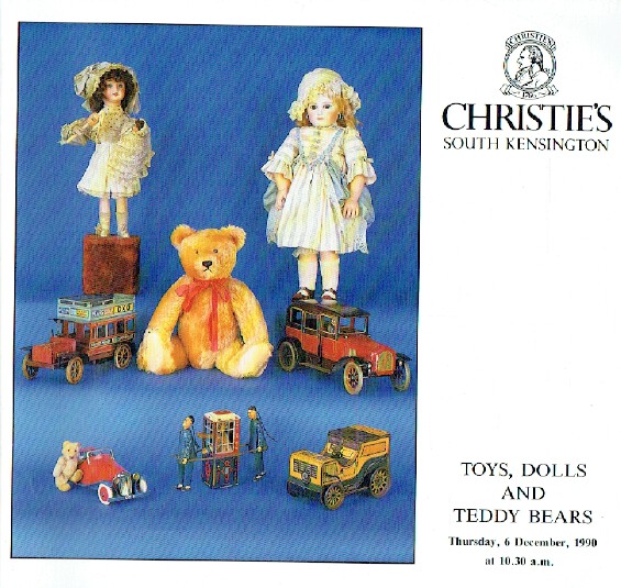 Christies December 1990 Toys, Dolls and Teddy Bears (Digital Only)