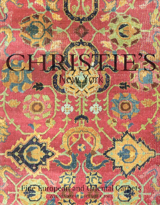 Christies December 2002 Fine European & Orinental Carpets (Digital Only)