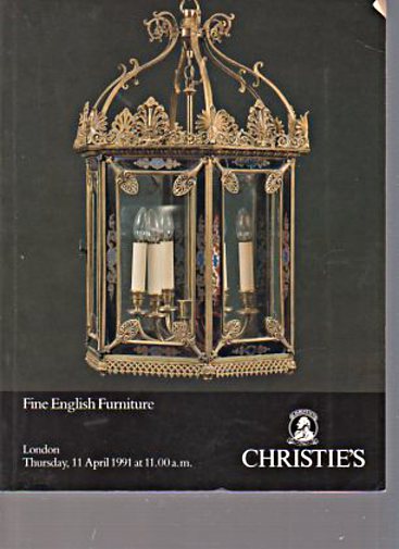 Christies April 1991 Fine English Furniture (Digital Only)