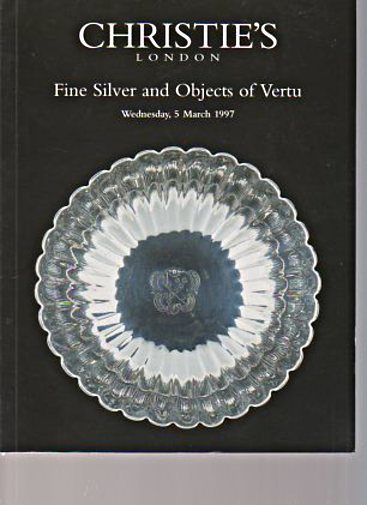 Christies March 1997 Fine Silver & Objects of Vertu (Digital Only)