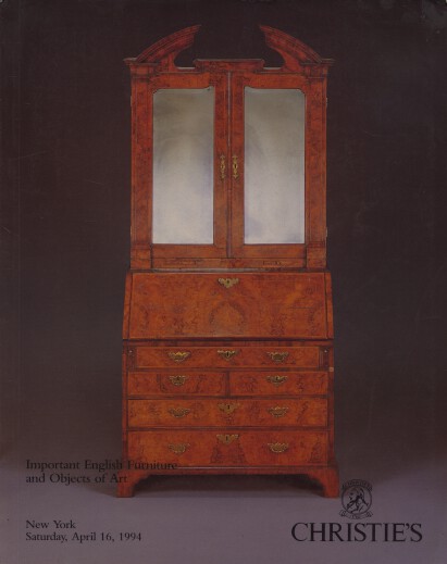 Christies April 1994 Important English Furniture and Objects (Digital Only)