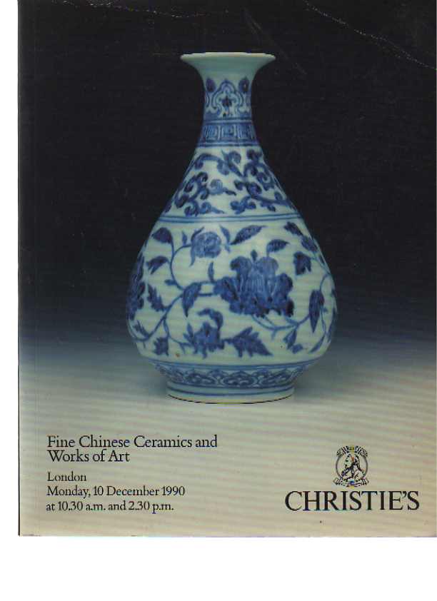 Christies December 1990 Fine Chinese Ceramics & Works of Art (Digital Only)