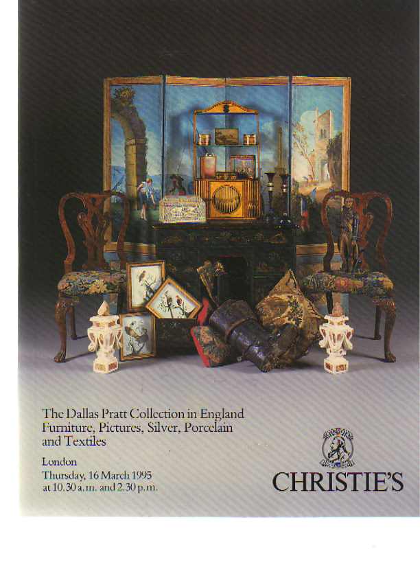 Christies March 1995 Dallas Pratt Collection Furniture Silver etc (Digital Only)