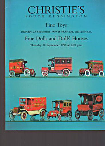 Christies September 1999 Fine Toys, Fine Dolls & Dolls (Digital Only)