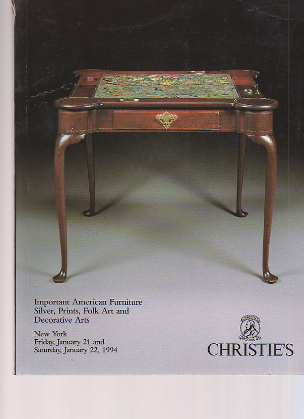 Christies January 1994 Important American Furniture (Digital Only)