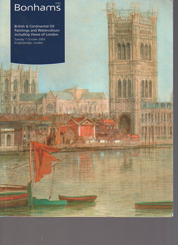 Bonhams October 2003 British & Continental Oil Paintings (Digital Only)