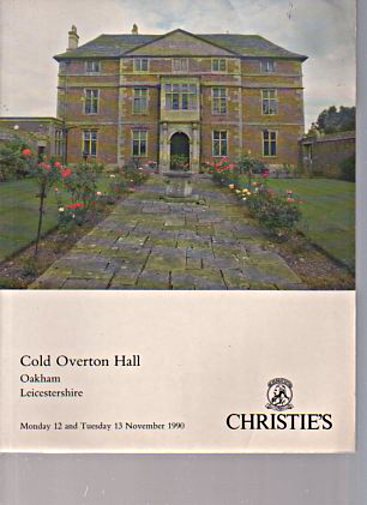 Christies November 1990 Cold Overton Hall (Digital Only)