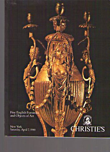 Christies April 1990 Fine English Furniture & Objects of Art (Digital Only)