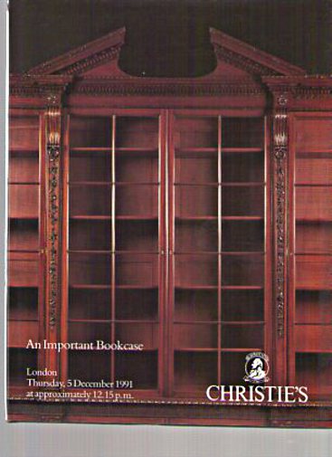 Christies December 1991 An Important Bookcase (Digital Only)