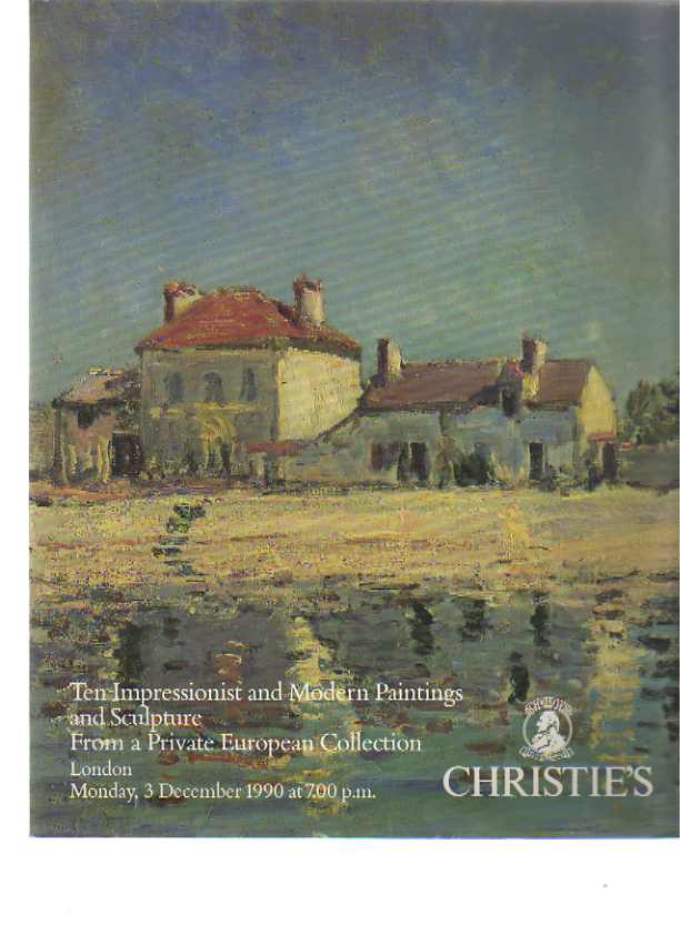 Christies December 1990 Ten Impressionist and Modern Paintings a (Digital Only)