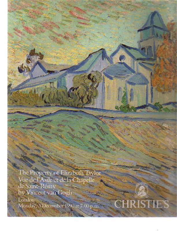 Christies December 1990 Vue de Saint-Remy By Vincent van Gogh (Digital Only)