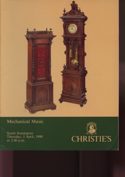 Christies April 1990 Mechanical Music (Digital Only)