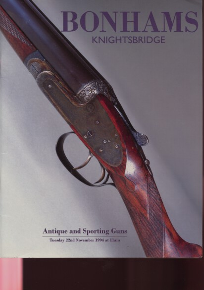 Bonhams November 1994 Antique & Sporting Guns (Digital Only)