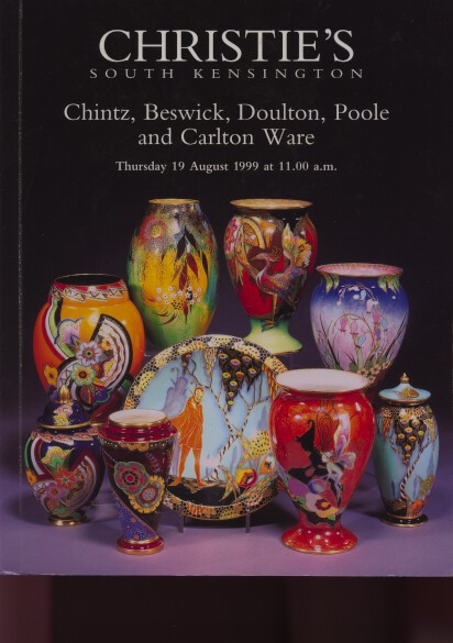 Christies August 1999 Chintz, Beswick, Doulton, Poole and Carlto (Digital Only)