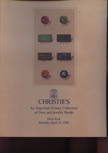 Christies April 1996 Important Private Collection of Gem (Digital Only)