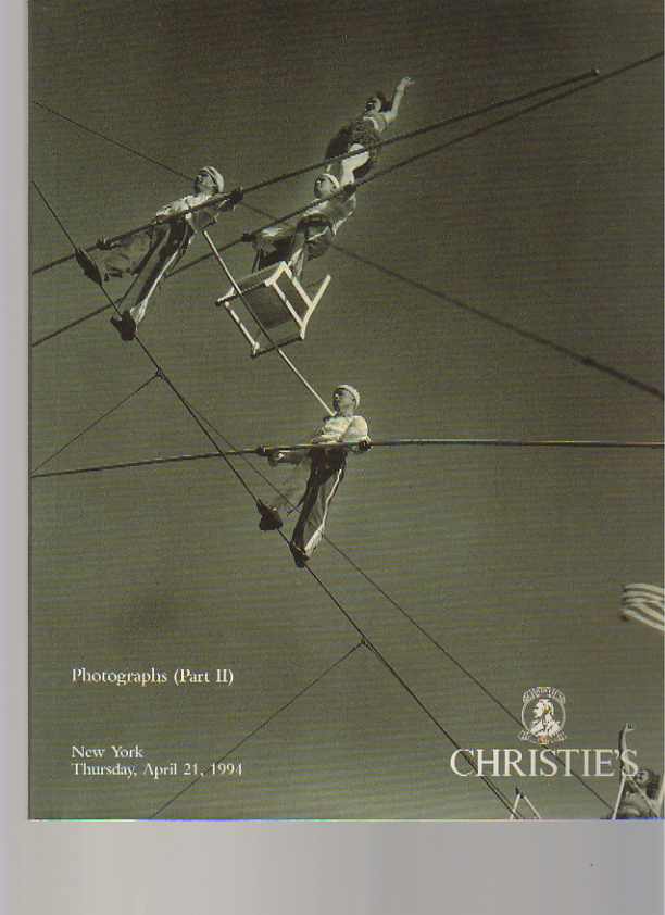 Christies April 1994 Photographs (Part II) (Digital Only)