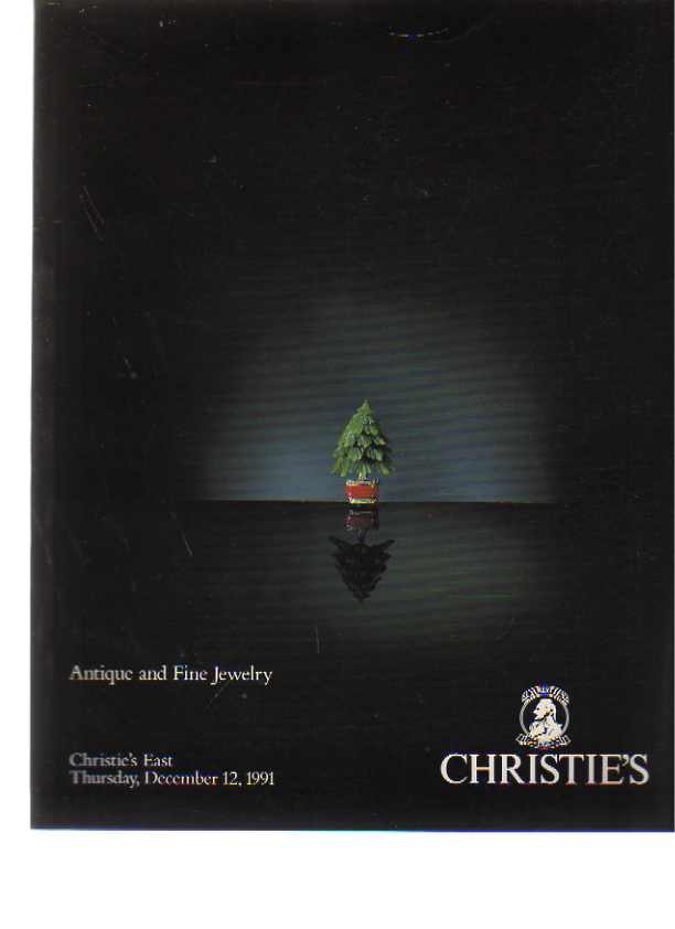 Christies December 1991 Antique & Fine Jewelry (Digital Only)