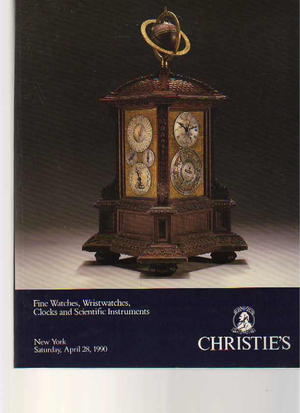 Christies April 1990 Fine Watches & Wristwatches, Clocks (Digital Only)