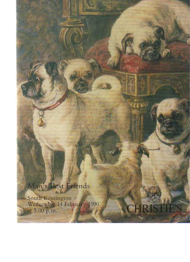 Christies February 1990 Mans Best Friends - Fine Paintings, Wate (Digital Only)