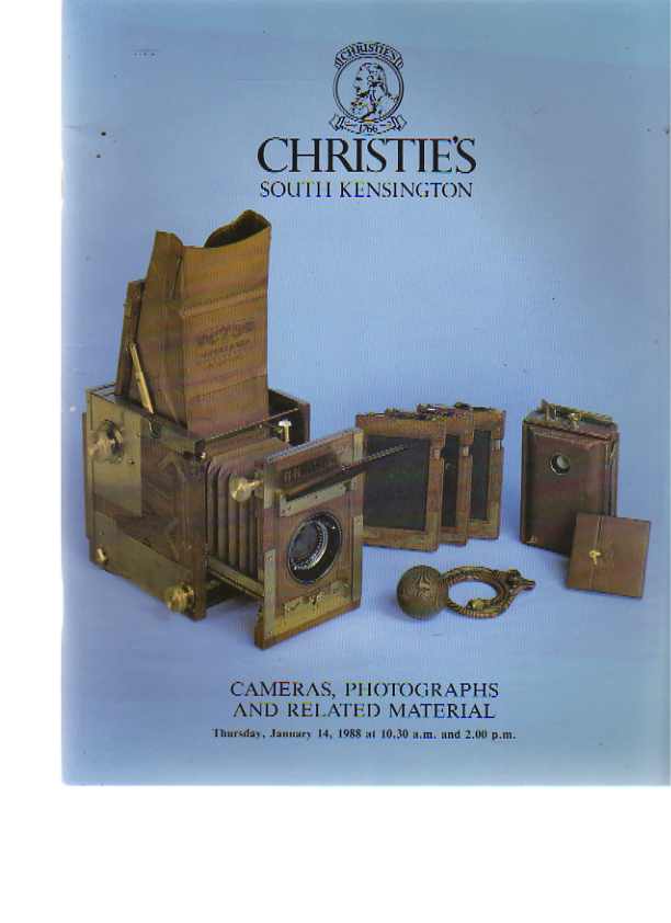 Christies January 1988 Cameras, Photographs & Related Material (Digital Only)