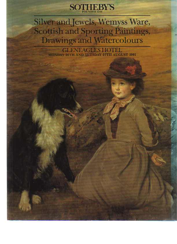 Sothebys August 1991 Wemyss Ware, Scottish & Sporting Paintings (Digital Only)