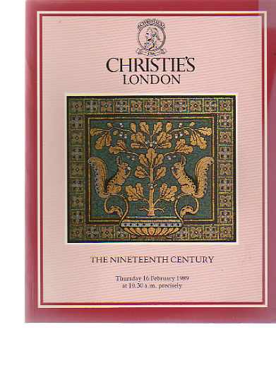 Christies February 1989 The Nineteenth Century (Digital Only)