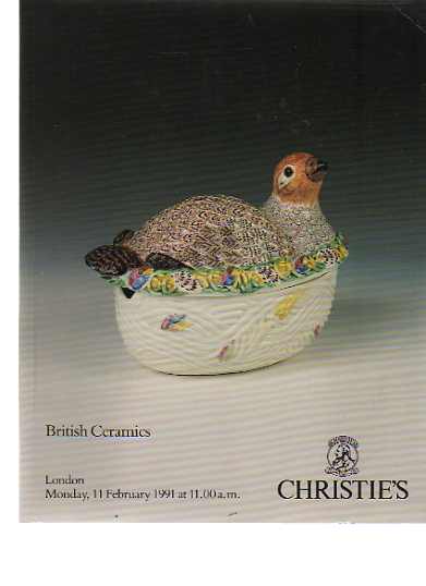 Christies February 1991 British Ceramics (Digital Only)