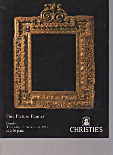 Christies December 1991 Fine Picture Frames (Digital Only)