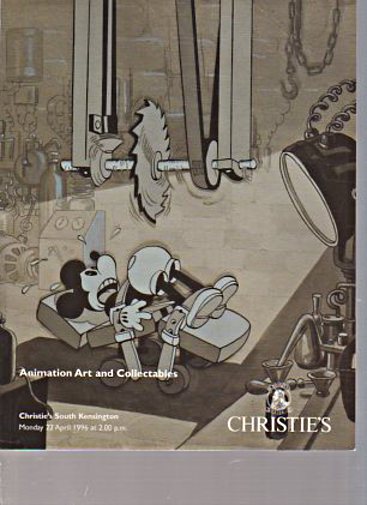 Christies April 1996 Animation Art & Collectables (Digital Only)