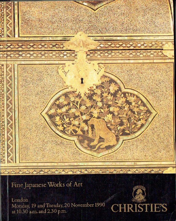 Christies November 1990 Fine Japanese Works of Art (Digital Only)