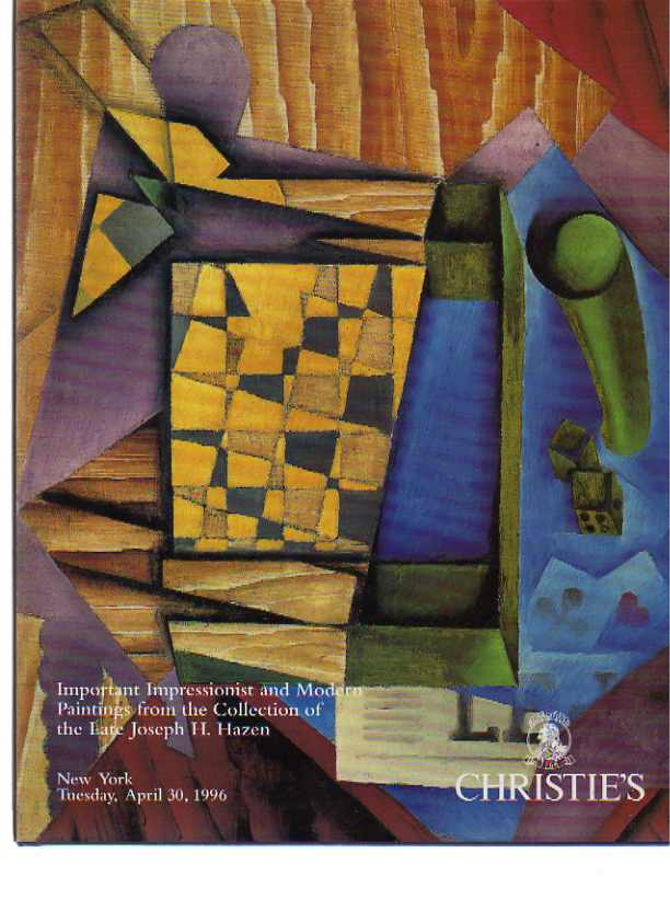 Christies April 1996 Hazen Collection Impressionist & Modern etc. (Digital Only)