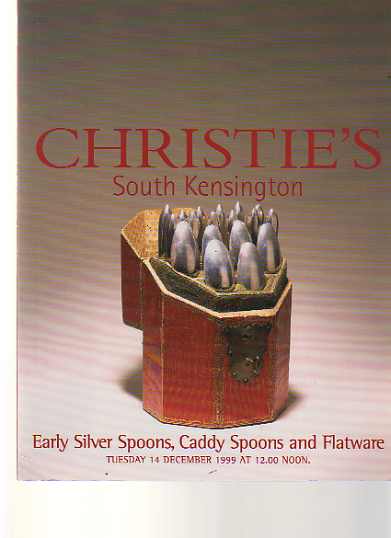 Christies December 1999 Early Silver Spoons, Caddy spoons & Flat (Digital Only)