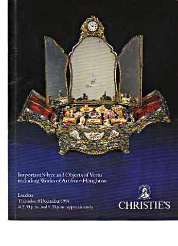 Christies December 1994 Important Silver & Vertu from Houghton (Digital Only)