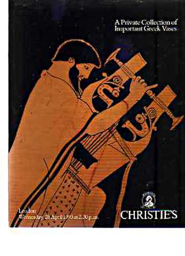 Christies April 1993 Private Collection of Important Greek Vas (Digital Only)