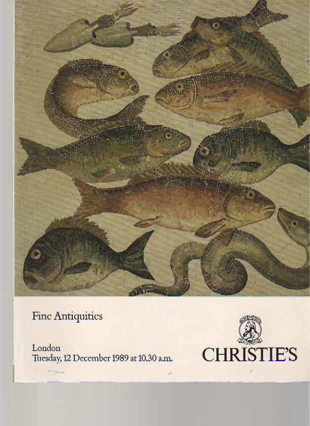 Christies December 1989 Fine Antiquities (Digital Only)