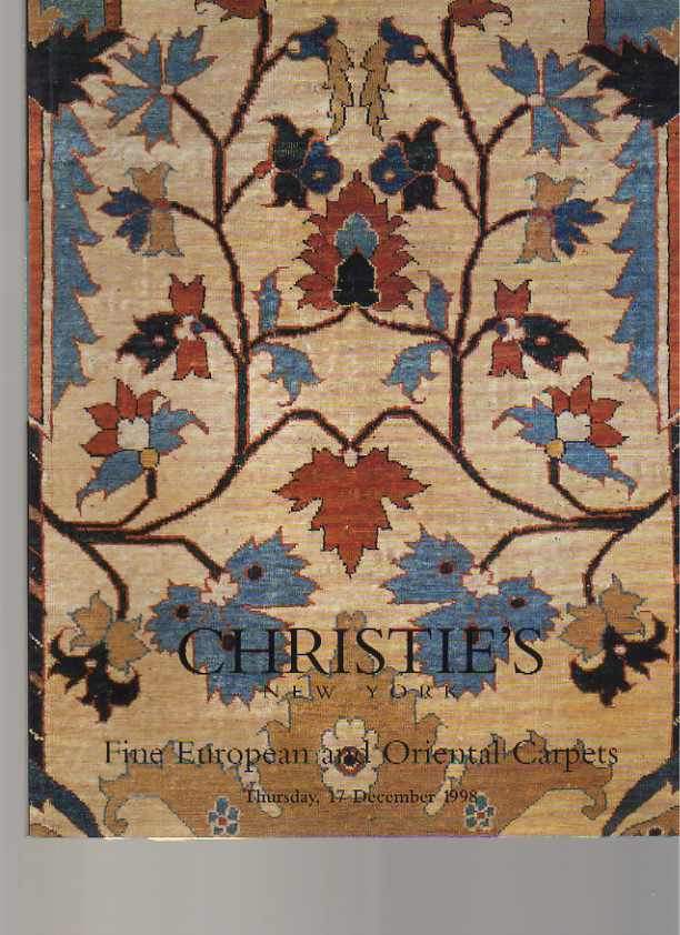 Christies December 1998 Fine European & Oriental Carpets (Digital Only)