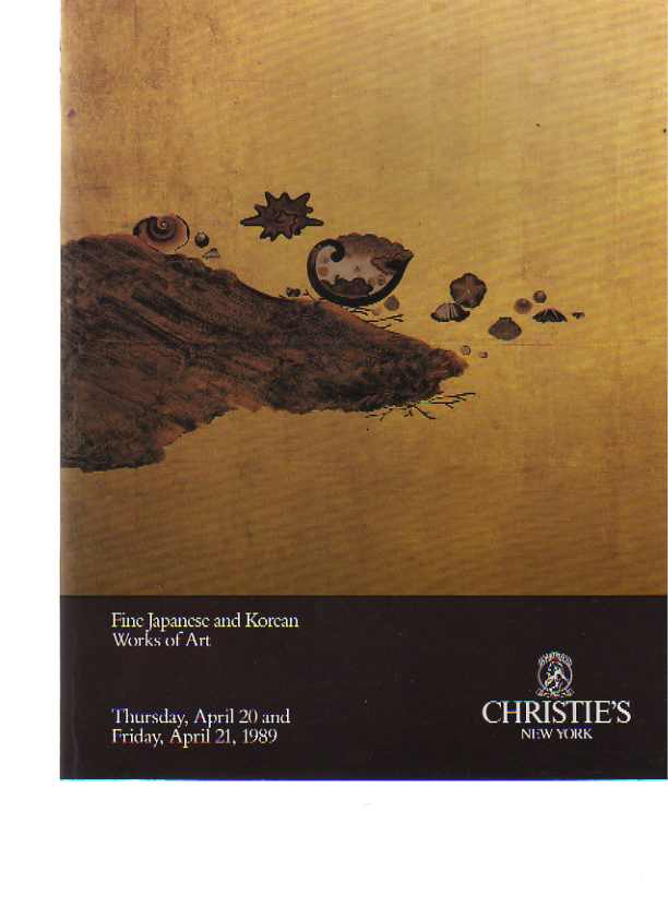 Christies April 1989 Fine Japanese & Korean Works of Art (Digital Only)