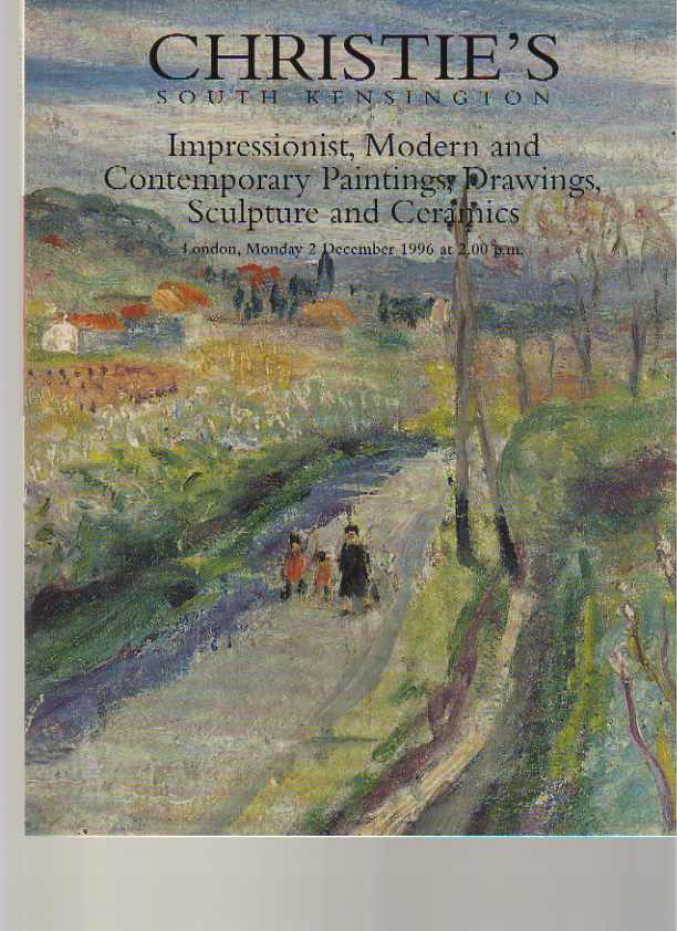 Christies December 1996 Impressionist, Modern & Contemporary etc.,(Digital Only)