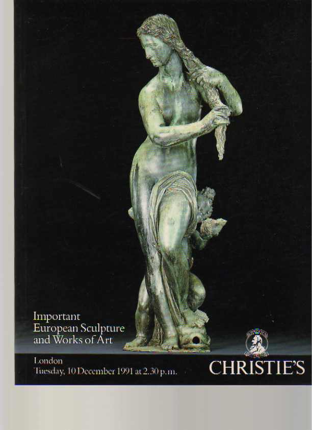 Christies December 1991 Important European Sculpture & WOA (Digital Only)