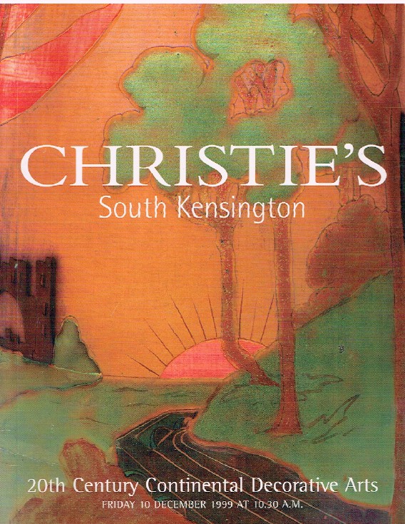 Christies December 1999 20th Century Continental Decorative Art (Digital Only)