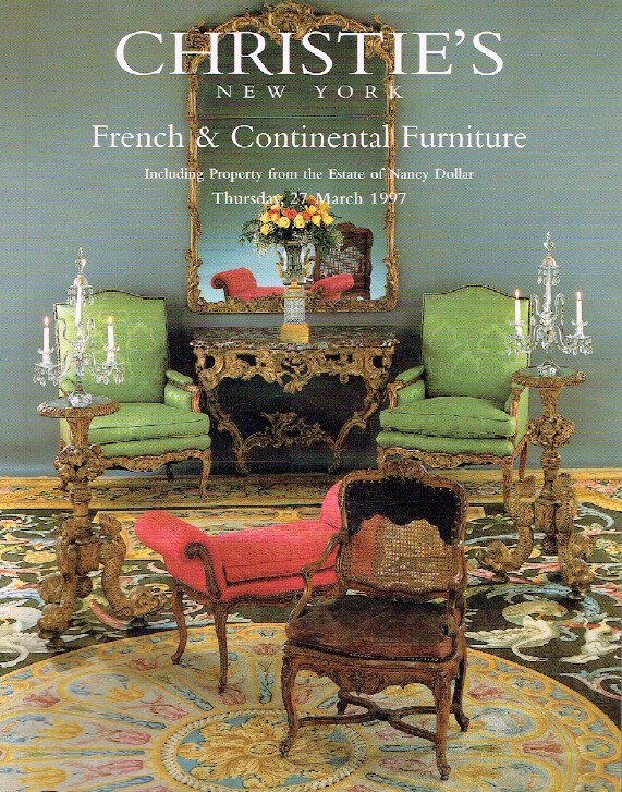 Christies March 1997 French & Continental Furniture etc (Digital Only)