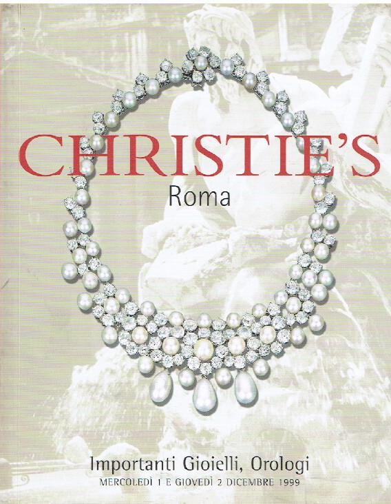 Christies December 1999 Important Jewels & Watches (Digital Only)