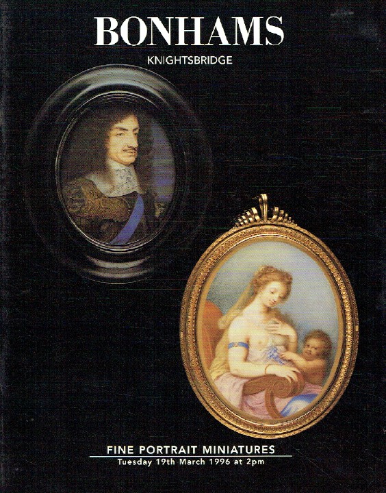 Bonhams March 1996 Fine Portrait Miniatures (Digital Only)