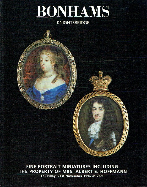 Bonhams November 1996 Fine Portrait Miniatures including The Prop (Digital Only