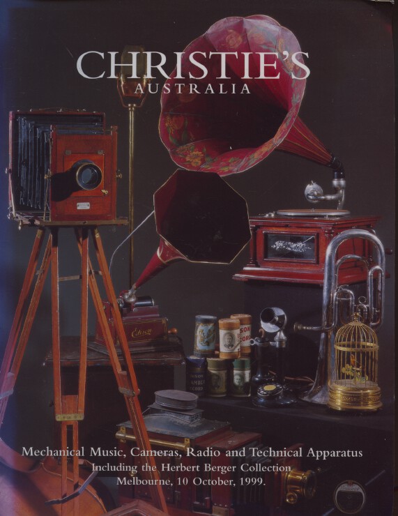 Christies October 1999 Mechanical Music, Cameras, Radio (Digital Only)