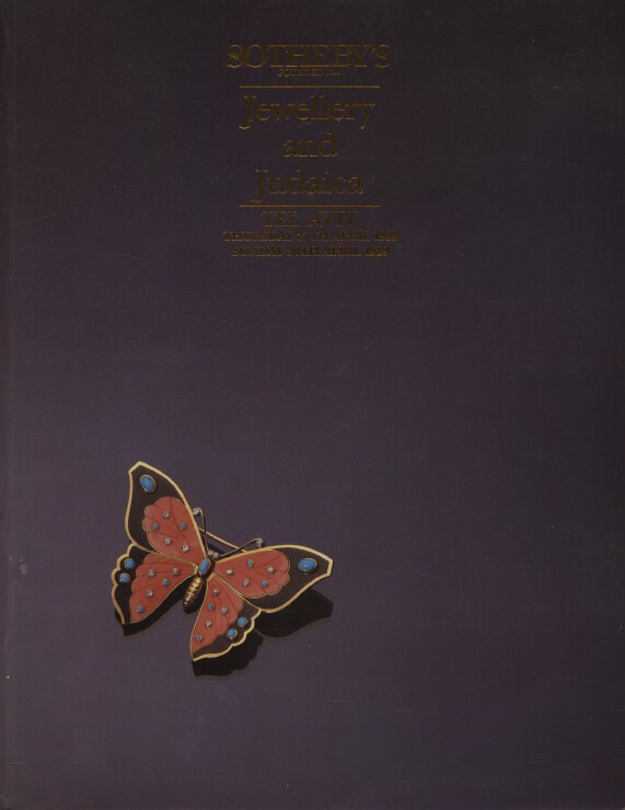 Sothebys - 30th April 1989 Jewellery & Judaica (Digital Only)