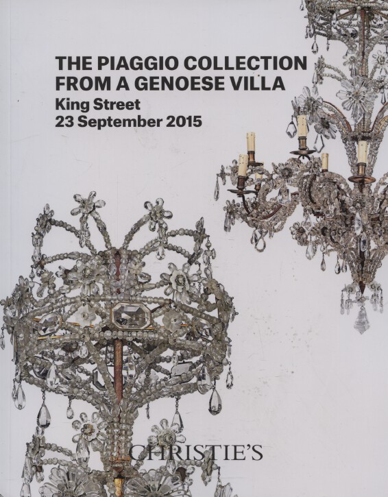 Christies 2015 The Piaggio Collection from a Genoese Villa